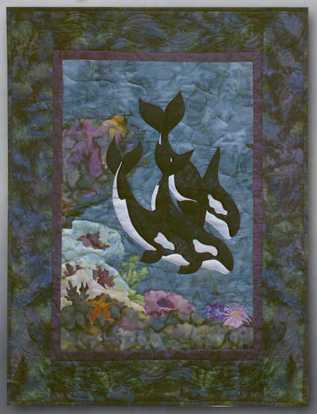 Orca-stra Applique Pattern