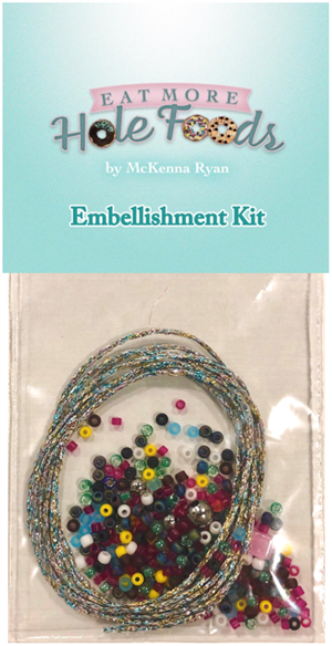 Embellishment kit for McKenna's 2019 Row, Eat More Hole Foods