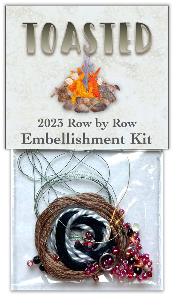 Embellishment kit for McKenna's 2023 Row, Toasted