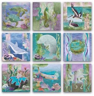 complete pattern set for McKenna's applique patterns from the Sea Breeze collection