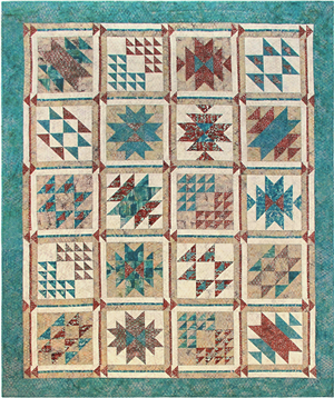 Southwest Oasis Pieced Quilt Pattern Instructions