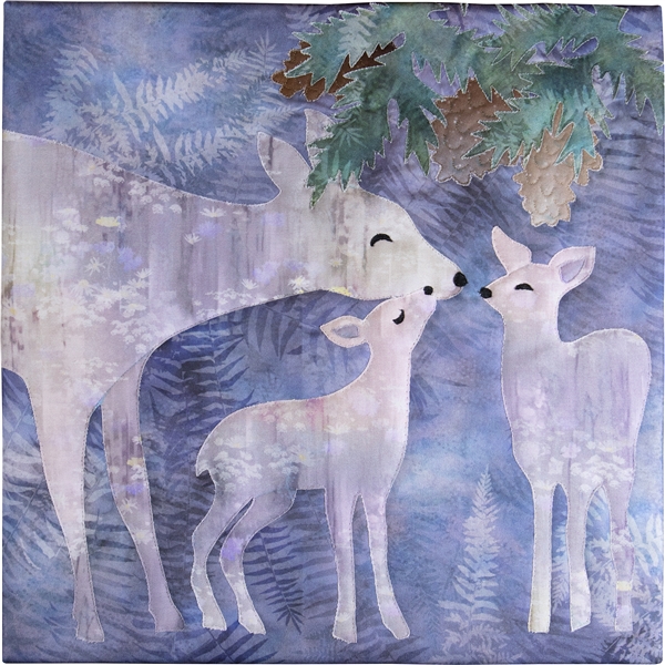 Deer - Fabric Art Print
