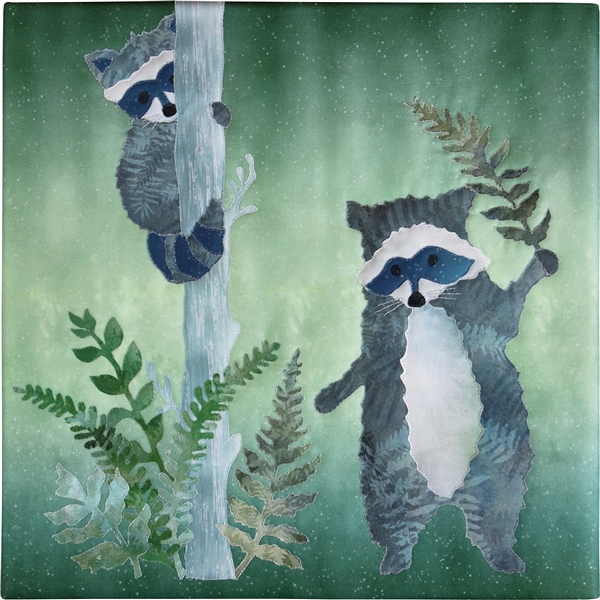 Raccoon - Fabric Art Print