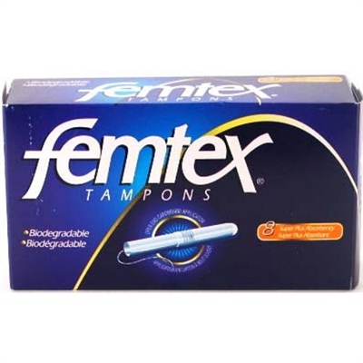 Femtex ,8 Ct Super Plus Tampons