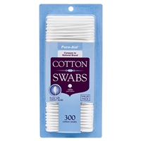 Cotton Swabs 300 Ct Pure-Aid