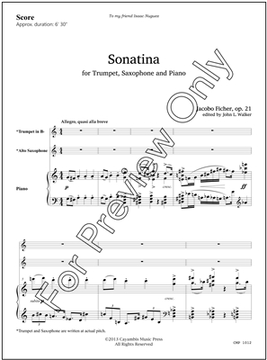 Ficher, Sonatina