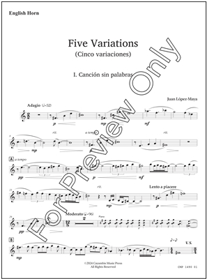 Lopez, Five Variations