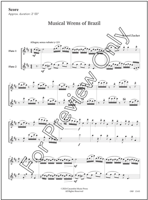 Zucker, Musical Wrens of Brazil