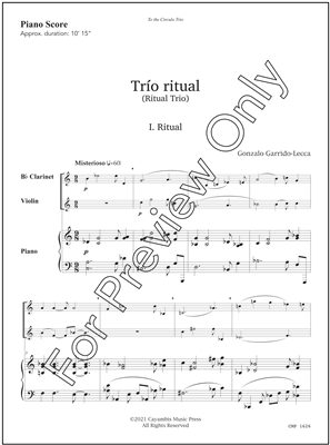 Garrido-Lecca, Trio ritual