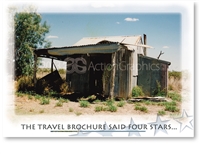 The Travel Brochure Said Four Stars - Standard Postcard 18-720
