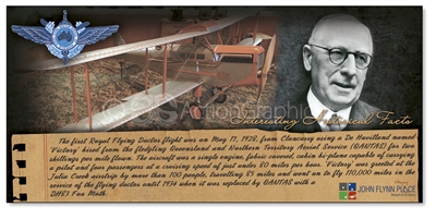 John Flynn Place - Panoramic Postcard