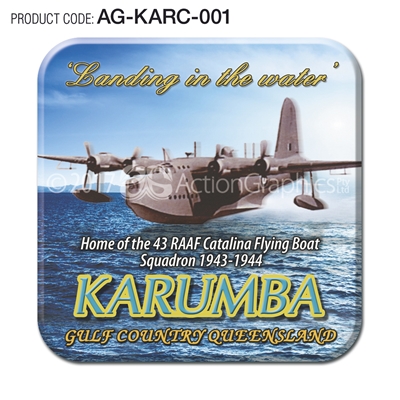Carpentaria Fuels Karumba - Set of 2 coasters  AG-KARC