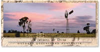 Windmill at Dusk - Panoramic Postcard  AOB-054-PP