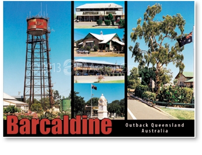 Barcaldine Outback Queensland Australia - DISCOUNTED Standard Postcard  BAR-226