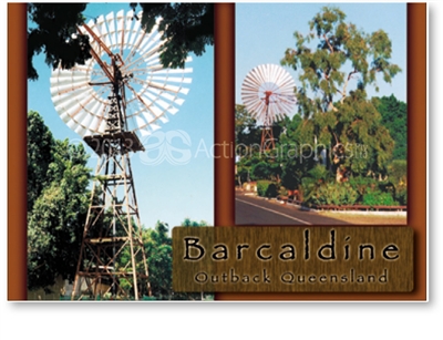 Barcaldine Windmill - DISCOUNTED Standard Postcard  BAR-230