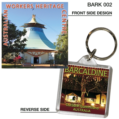 Worker's Heritage Centre - 40mm x 40mm Keyring  BARK-002