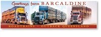 Roadtrains Greetings From Barcaldine Outback Queensland - Long Magnets  BARLM-010