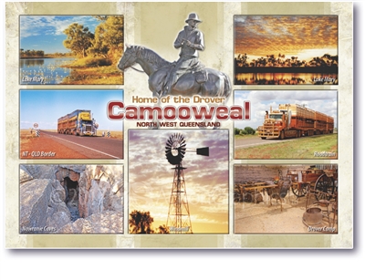 Camooweal Home of the Drover - Standard Postcard  CAM-006