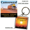 Territory Border - 40mm x 40mm Keyring  CAMK-001