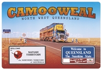 Camooweal North West Queensland - Rectangular Sticker CAMS-070