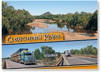 Cloncurry River, Outback Queensland - Standard Postcard CLO-004