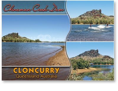 Cloncurry Chinaman Creek Dam - Standard Postcard  CLO-005