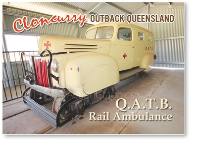 Q.A.T.B. Rail Ambulance - Small Magnets  CLOM-007