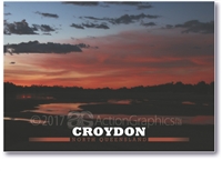 Sunset at Croydon - Standard Postcard CROY-001