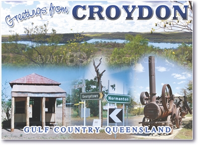Greeting from Croydon - Small Magnets  CROYM-002