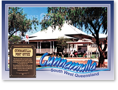 Cunnamulla Post Office - Standard Postcard  CUN-241