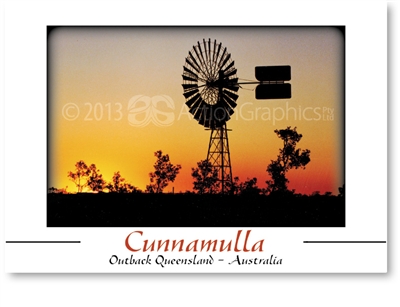 Cunnamulla Outback Queensland - Standard Postcard  CUN-410