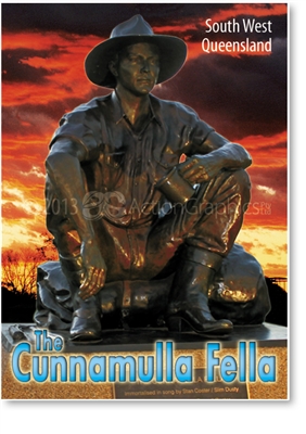 Cunnamulla Fella - Small Magnets  CUNM-002