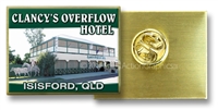 Clancy's Overflow Hotel - Hat Badge