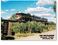 The Gulflander - DISCOUNTED A4 Placemat GFCA-004