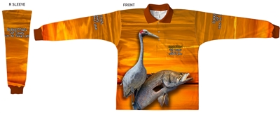 Gulf Country Sunset - Sublimated Polos K20