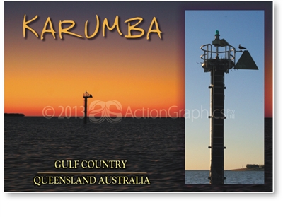 Karumba, Gulf Beacons - DISCOUNTED Standard Postcard  KAR-062