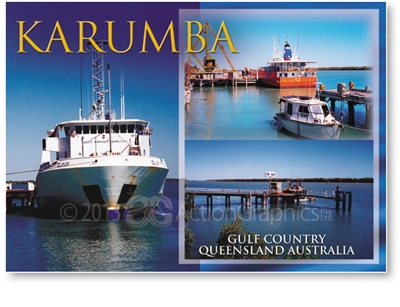 Karumba Docks - Standard Postcard  KAR-080