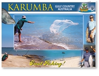 Karumba, Great Fishing - DISCOUNTED Standard Postcard  KAR-359