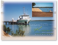 Trawler and Boat Ramp, Karumba - Standard Postcard  KAR-369