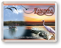 Karumba Collage - Framed Magnet  KARFM-007