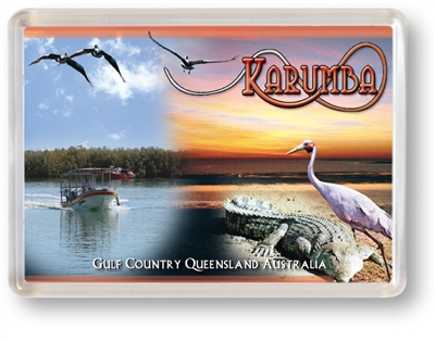 Karumba Collage - Framed Magnet  KARFM-007