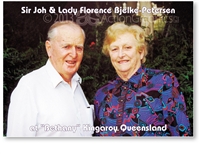 Sir Joh & Lady Florence Bjelke-Petersen - Standard Postcard  KIN-267
