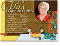 Flo's Pumpkin Scones - Large Magnets  KINLM-118