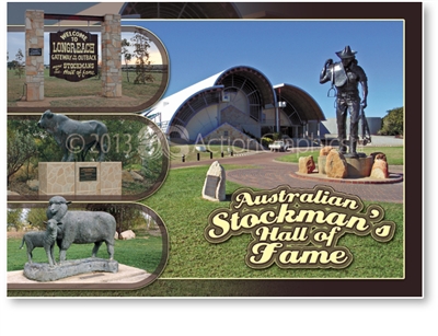 Australian Stockman's Hall of Fame- Standard Postcard LON-001