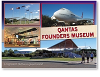 Longreach Qantas Founders Museum - Standard Postcard LON-005