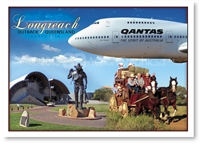 Longreach Qantas - Standard Postcard LON-006