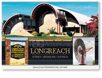 Longreach Home of the Hall of Fame - Standard Postcard LON-198