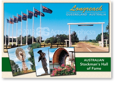 Longreach Queensland Australia - DISCOUNTED Standard Postcard LON-199