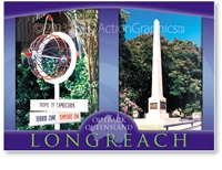 Longreach Tropic of Capricorn - Standard Postcard LON-204