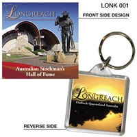Longreach Stockman's Hall of Fame - 40mm x 40mm Keyring - LONK-001